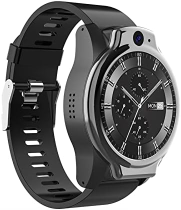 ZUONU 2022 IP68, умен часовник за гмуркане, 4 GB, 64 GB, мъжки, 13-Мегапикселова Камера, 1600 ма, Луксозни умни часовници, WiFi, GPS, телефон, часовник (Цвят: черен силикон, Размер: 3 GB 32 GB)