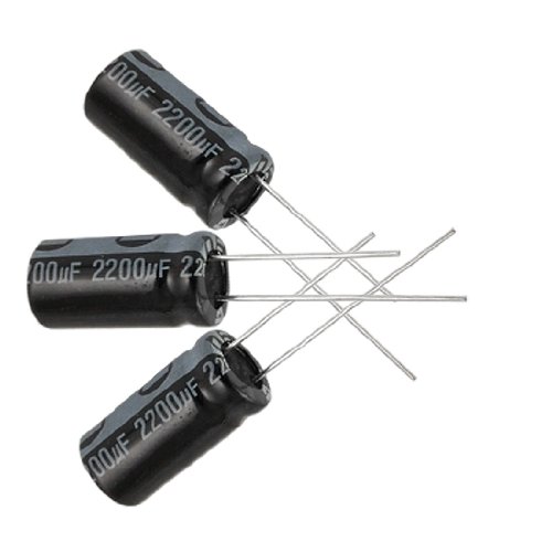 Бразда електролитни кондензатори Uxcell a11110400ux0101 3 x 2200 icf 16V 105C, 10 x 20 мм