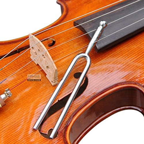 Стандарт A Тон на 440 Hz Неръждаема Класическа Камертонная Вилица Тунер за Цигулка Китарен Инструмент