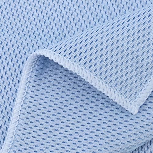 Окото кърпа за миене на съдове Polyte Премия от микрофибър, 12 x 12 см, 6 опаковки (светло-синьо, Сиво, тюркоаз)