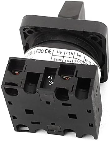 Универсален ключ за превключване на завъртане камери KRIVS AC660V 16A в 3 позиции Вкл-Изкл-Вкл.