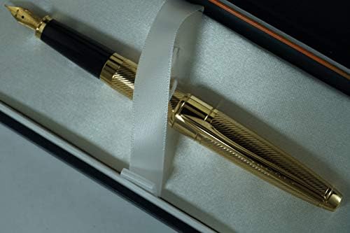 Cross Apogee Executive Collection, Ограничена серия с Дълбока Диамантена огранкой, Елегантна Галантерейная Дръжка от Тежък 23-каратово злато с писалка писалка базирани на Средни по размер от чисто злато 18 Карата