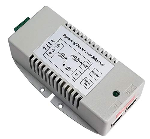 Кабелен клеммный вход 10-15 В, конвертор за постоянен ток и Gigabit Passive PoE модул 56 50 W, Защитен и защитен от пренапрежения, изключване от ниско напрежение