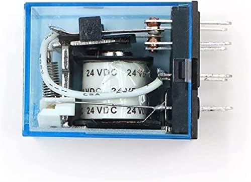 Реле ROWITA MY2P HH52P MY2NJ Бобина на реле с Общо предназначение DPDT Микро Мини Електромагнитен Реле Превключвател с led AC 110V 220V DC12V 24V (Размер: DC 12V)