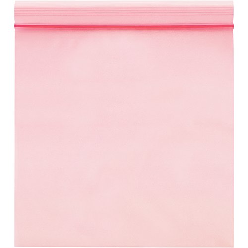 Антистатични пластмасови опаковки по 4 Mils, 8 x 8, Розово, 1000 / Калъф