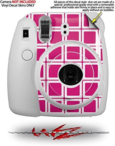 Опаковка със стикер на кожата WraptorSkinz е Съвместим с камера Fujifilm Mini от 8 на квадрат Fushia ярко-розов цвят (камерата в комплекта не са включени)