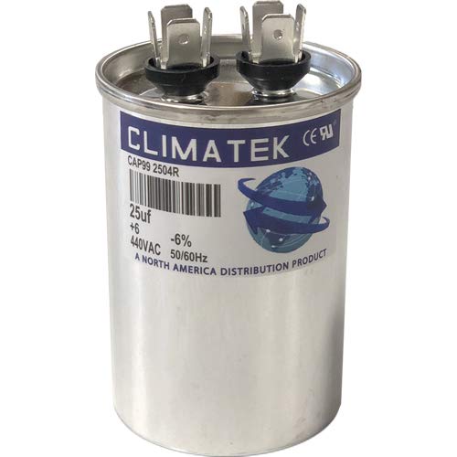 През цялата кондензатор ClimaTek - подходящ за Supco CR25X440R | 25 icf MFD 370/440 Волта променлив ток