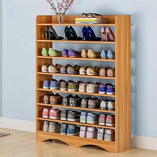llibnn 8 Нива на Дървени полици За съхранение на Обувки Регулируеми Кула за обувки Шкаф за входно антре входно Антре Лесно се монтира (Цвят: B) (Color: B)