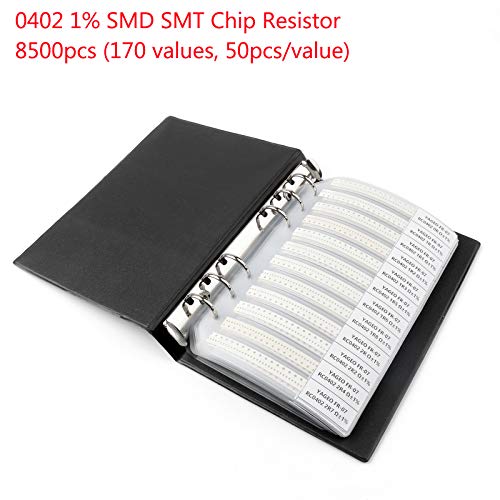 Areyourshop 8500PCS 0603 1% SMD Чип SMT Резистор 170 Стойности образецът на Книгата на YAGEO си САМ Комплекти