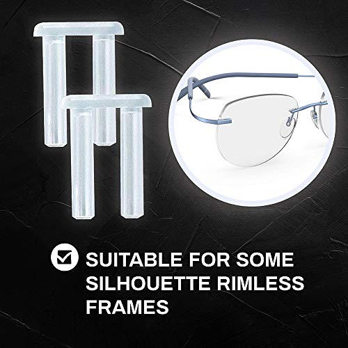 Висококачествени очила без рамки, мъниче, щифтове и втулки | 50 бр. | от Sports World Vision