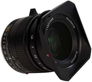 На цял екран обектив TTArtisan 35 мм F1.4 за фотоапарати Leica M-Mount, като Leica M-M M240 M3 M6 M7 M8 M9 M9p M10 (черен)