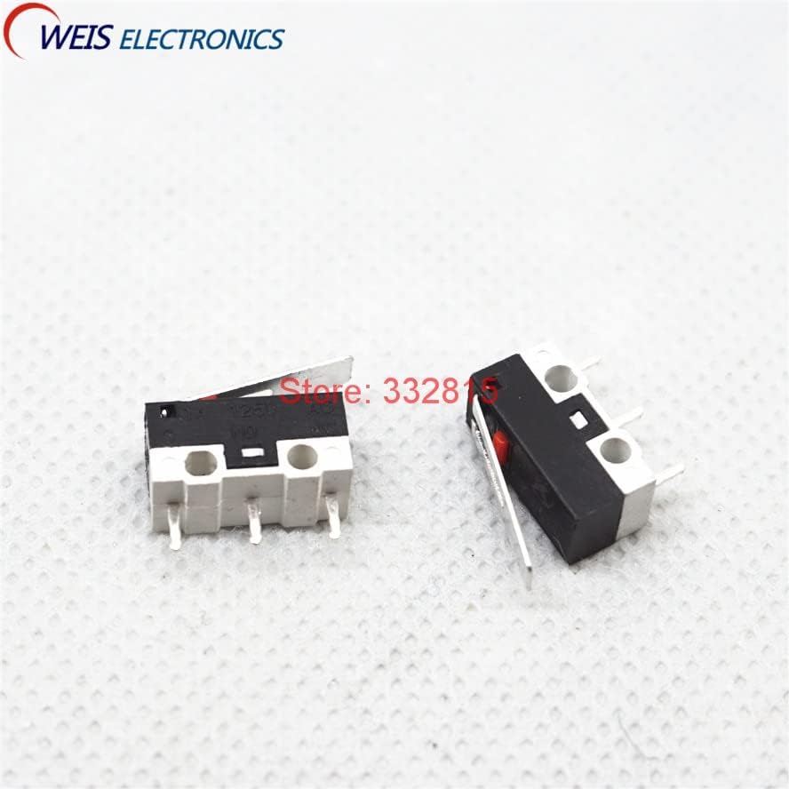 100ШТ Сензорен превключвател на мишката статив 1A125V AC правоъгълни ключове Миниатюрен Микропереключатель Джолан 1A 125V 1A/125V