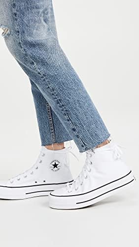 Модни дънкови маратонки Converse за жени Chuck Taylor All Star платформа с асансьор