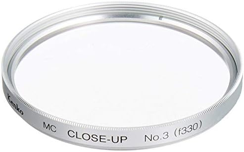 Kenko 052044 MC Обектив за снимане в близък план №3 в сребърна рамка 52 мм за правене на снимки в близък план, който е съвместим с цифрова камера