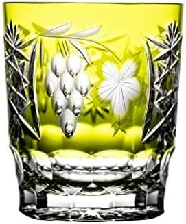 Кристална Чаша За Уиски Ajka Marsala Reseda В Зелената Оловна Рамка, Старомодна, 13,2 грама - Една единица