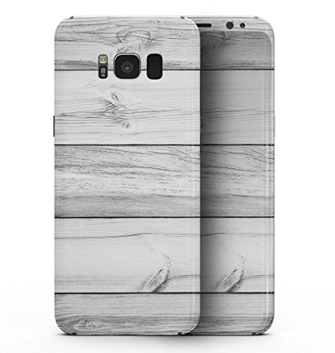Дизайн Skinz Дизайн Skinz Бели и сиви Дървени апликации Със стикер на целия корпус на Galaxy S7 Edge