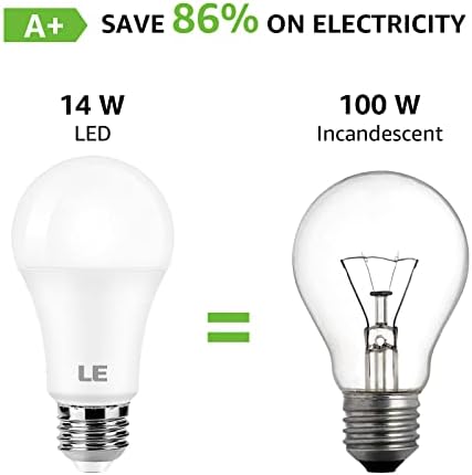 Комплект – 2 броя: 6 X led лампи с мощност 100 Вата в еквивалент и 4 Опаковки лампи Едисон с регулируема яркост 2700 К, топло бяло, мощност 60 W в еквивалент.